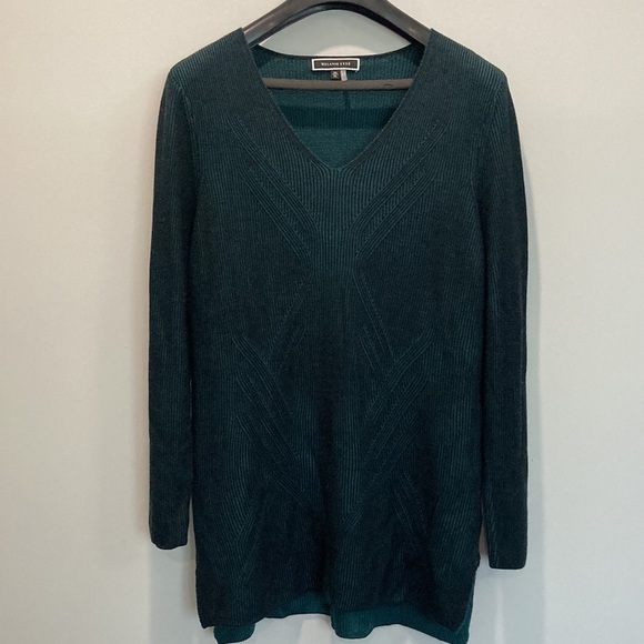 Melanie Lyne Green V-neck Sweater XL - Picture 5 of 17